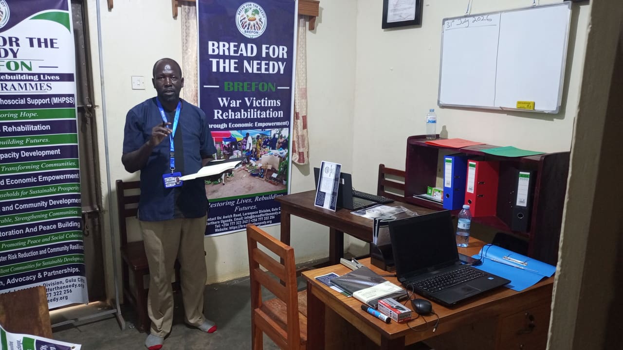 Mr. Denis Arop, Programme Manager at Bread for the Needy.